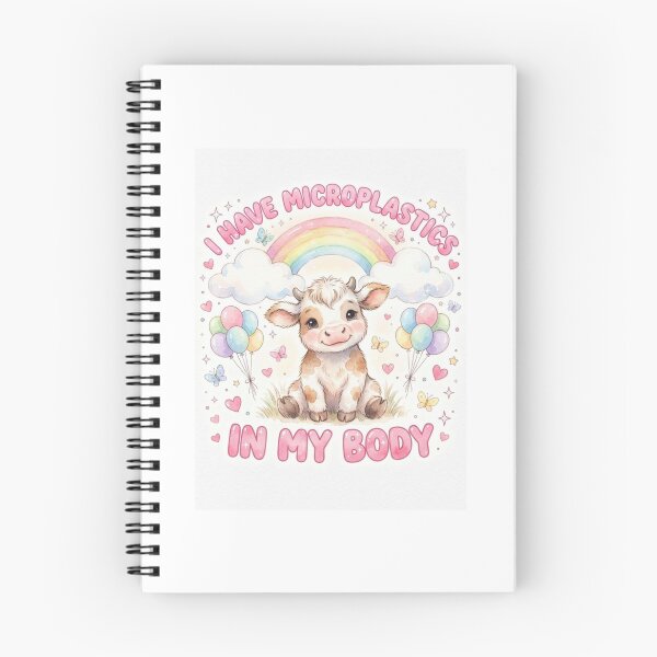 Item preview, Cow I have microplastics in my body microplastic funny gag adult humor novelty meme memes pet christmas birthday designed and sold by CheeseBlueprint.
