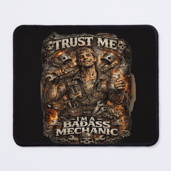 Item preview, Trust Me Im A Badass Mechanic Funny Garage Biker designed and sold by MariaPCMaria.