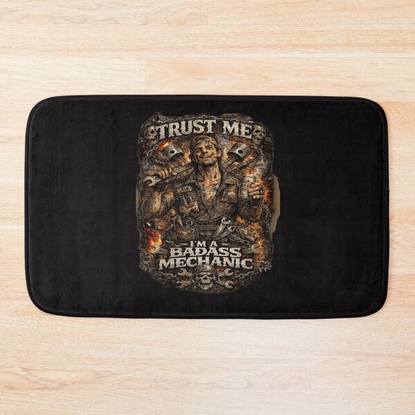 Item preview, Trust Me Im A Badass Mechanic Funny Garage Biker designed and sold by MariaPCMaria.