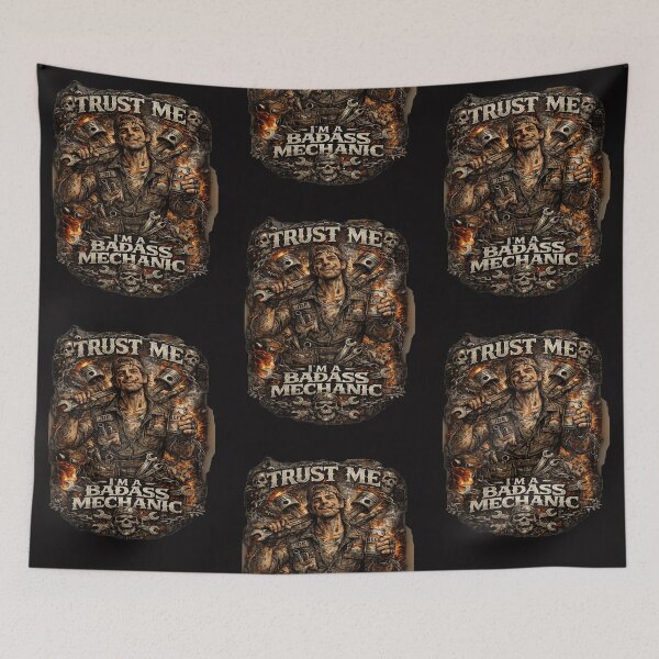 Item preview, Trust Me Im A Badass Mechanic Funny Garage Biker designed and sold by MariaPCMaria.