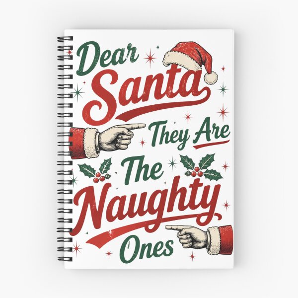 Item preview, Dear Santa, They Are The Naughty Retro Vintage designed and sold by BriSher.