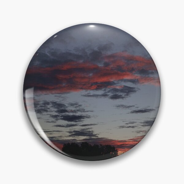 Item preview, Dark Sunset Sky Pink Clouds Silhouette Photography designed and sold by Nature Moments.