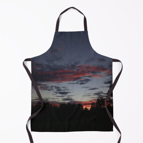 Item preview, Dark Sunset Sky Pink Clouds Silhouette Photography designed and sold by Nature Moments.