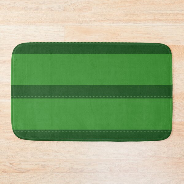Item preview, A simple design divided into a light green and dark green background with horizontal green thread stitches designed and sold by Cherevan.