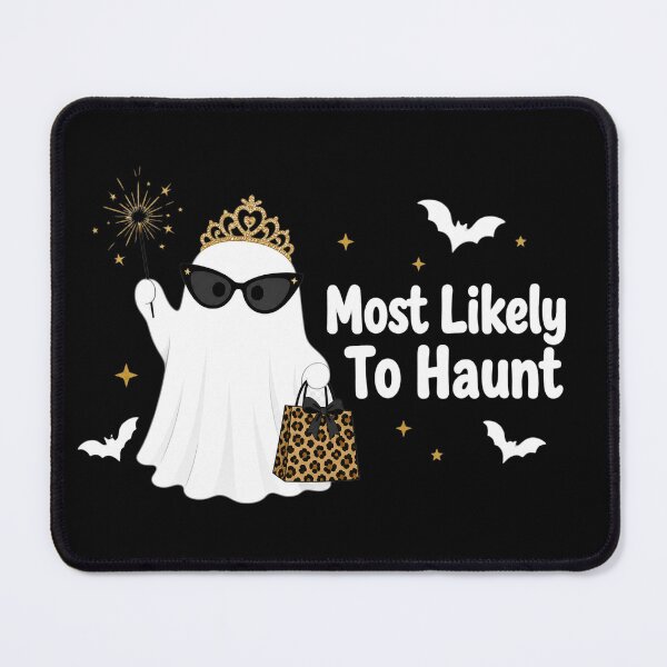Item preview, Most Likely To Haunt Ghost Shirt | Glam Halloween Design designed and sold by MOCH- ART.