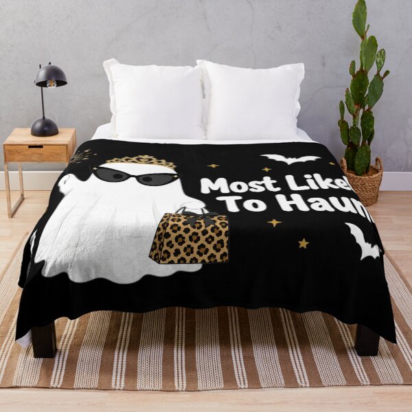 Item preview, Most Likely To Haunt Ghost Shirt | Glam Halloween Design designed and sold by MOCH- ART.