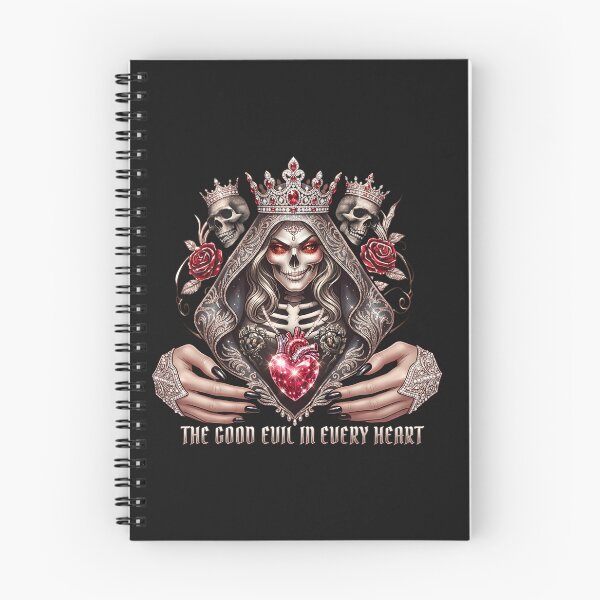 Item preview, Skeleton Queen Framing Crystal Heart designed and sold by Voodoo Store Paranormal Collections.