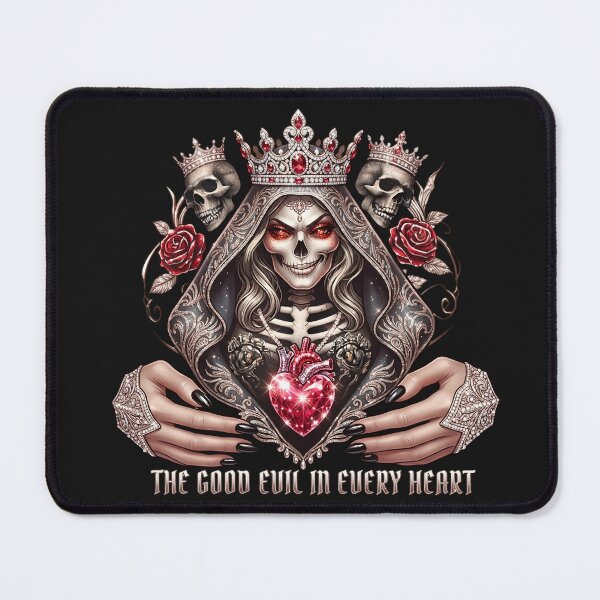 Item preview, Skeleton Queen Framing Crystal Heart designed and sold by Voodoo Store Paranormal Collections.