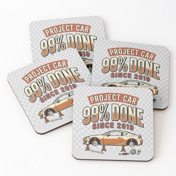 Item preview, Project Car 99% Done Since 2019 | Funny Garage Car Design designed and sold by slynamite.