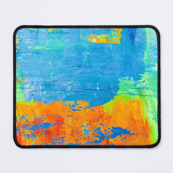 Item preview, abstract in orange and green designed and sold by Tereza Pilar  Art.