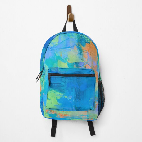 Item preview, abstract in green and blue designed and sold by Tereza Pilar Art.