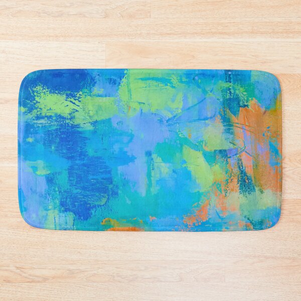 Item preview, abstract in green and blue designed and sold by Tereza Pilar  Art.