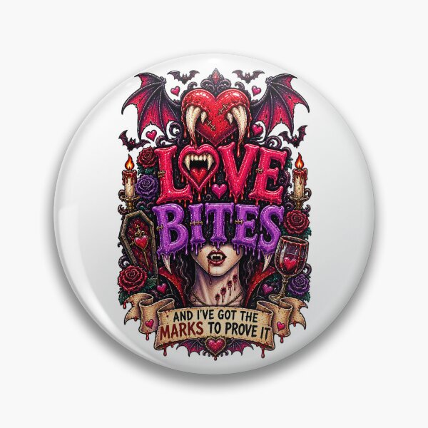 Item preview, DARK LOVE ❤️ - MONSTER ROMANCE COLLETION -  VAMPIRE LOVE - LOVE BITES - AND I'VE GOT THE MARKS TO PROVE IT v1 designed and sold by WheelieGdArt.