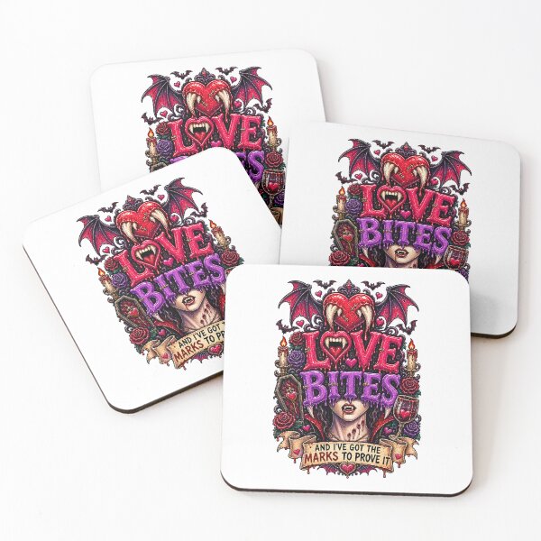 Item preview, DARK LOVE ❤️ - MONSTER ROMANCE COLLETION -  VAMPIRE LOVE - LOVE BITES - AND I'VE GOT THE MARKS TO PROVE IT v1 designed and sold by WheelieGdArt.