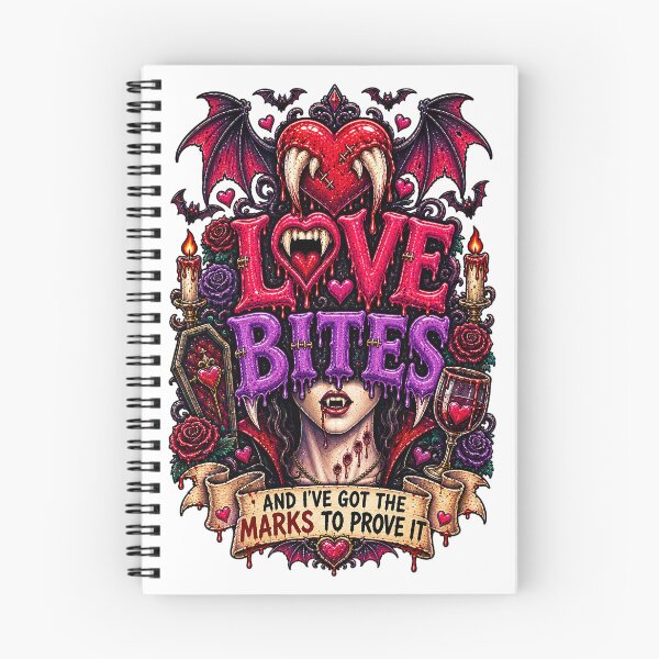 Item preview, DARK LOVE ❤️ - MONSTER ROMANCE COLLETION -  VAMPIRE LOVE - LOVE BITES - AND I'VE GOT THE MARKS TO PROVE IT v1 designed and sold by WheelieGdArt.