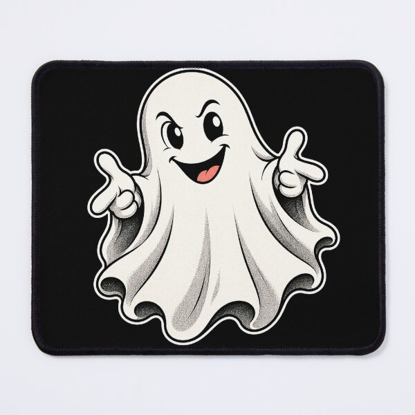 Item preview, Finger Guns Ghost – Cute Funny Halloween Ghost Art designed and sold by Stinky Lincy's Apparel Company.