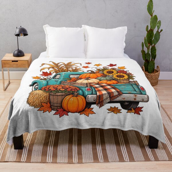 Item preview, Autumn Harvest Vintage Truck Pumpkin Fall designed and sold by afr-saad.