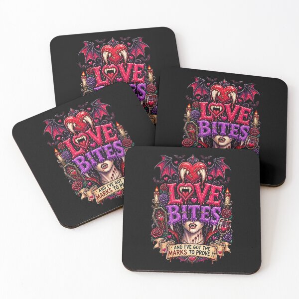 Item preview, DARK LOVE ❤️ - MONSTER ROMANCE COLLETION -  VAMPIRE LOVE - LOVE BITES - AND I'VE GOT THE MARKS TO PROVE IT v1-2 designed and sold by WheelieGdArt.