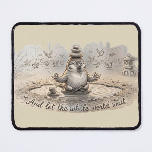Item preview, Zen Sparrow - And Let The Whole World Wait designed and sold by Nakrisa.