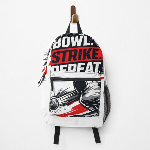 Item preview, BOWL. STRIKE. REPEAT. – Dynamic Faceless Cricket Bowler Premium Design designed and sold by mbmstores.