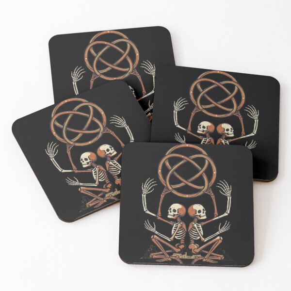Item preview, Twin Skeletons – Sacred Geometry Meditation Design designed and sold by @SHINTOSARTSTORE.