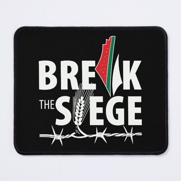 Item preview, Break the Siege Palestine Support Human Rights Freedom Design -White designed and sold by Hurriyyatee.