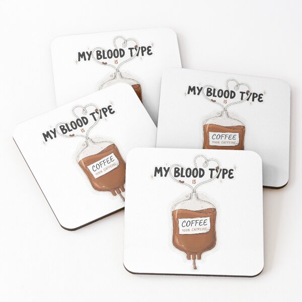 Item preview, My Blood type is caffeine designed and sold by redbetter.