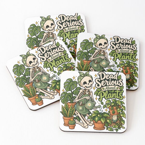 Item preview, Dead Serious About Plants Skeleton Gardener designed and sold by Trendy-Artistry.