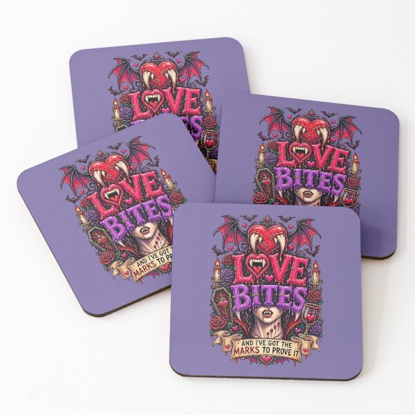 Item preview, DARK LOVE ❤️ - MONSTER ROMANCE COLLETION -  VAMPIRE LOVE -  LOVE BITES - AND I'VE GOT THE MARKS TO PROVE IT v1-3 designed and sold by WheelieGdArt.
