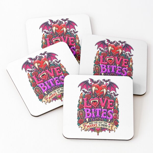 Item preview, DARK LOVE ❤️ - MONSTER ROMANCE COLLETION -  VAMPIRE LOVE - LOVE BITES - AND I'VE GOT THE MARKS TO PROVE IT v2 designed and sold by WheelieGdArt.