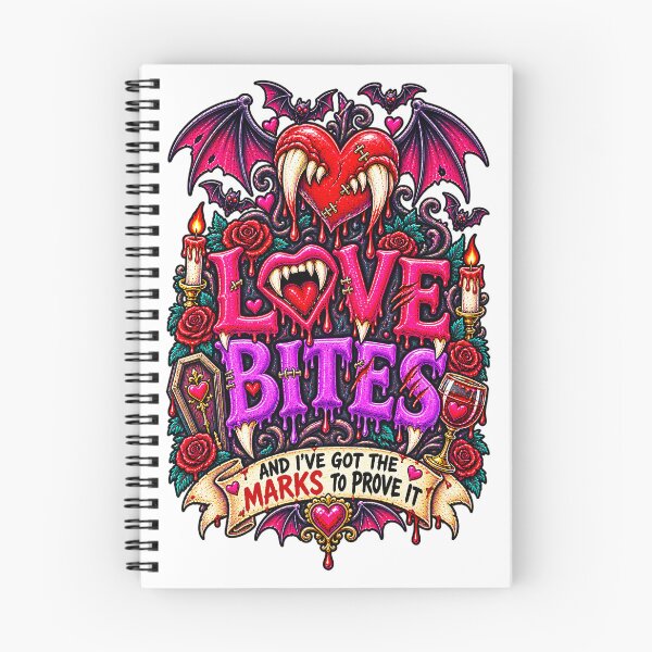 Item preview, DARK LOVE ❤️ - MONSTER ROMANCE COLLETION -  VAMPIRE LOVE - LOVE BITES - AND I'VE GOT THE MARKS TO PROVE IT v2 designed and sold by WheelieGdArt.