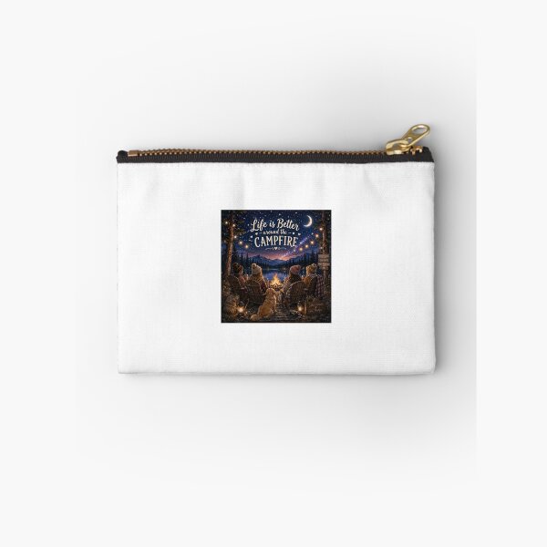 Item preview, Life Is Better Around the Campfire – Cozy Friends Camping Night designed and sold by NestDesigns01.