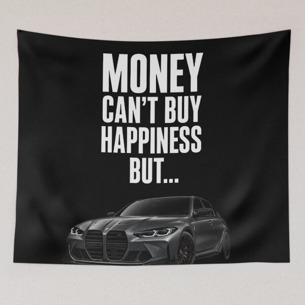 Item preview, Money Cant Buy Happiness BUT... designed and sold by RetroPlus.
