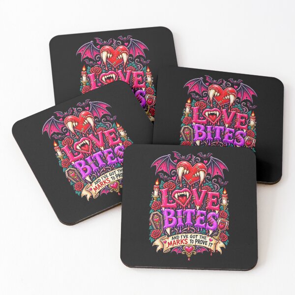 Item preview, DARK LOVE ❤️ - MONSTER ROMANCE COLLETION -  VAMPIRE LOVE - LOVE BITES - AND I'VE GOT THE MARKS TO PROVE IT v2-2 designed and sold by WheelieGdArt.