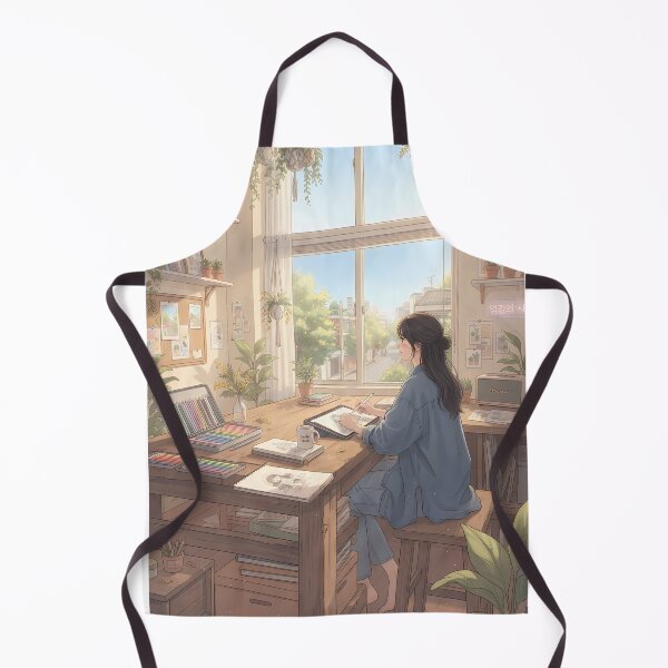 Item preview, Sunny Afternoon Illustration Studio: Cozy Creative Workspace in Seoul designed and sold by SOOstudio73.