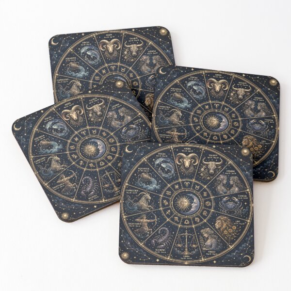 Item preview, Celestial Zodiac Wheel Astrology Horoscope Star Sign Cosmic Gift designed and sold by KTD28_SHOP.