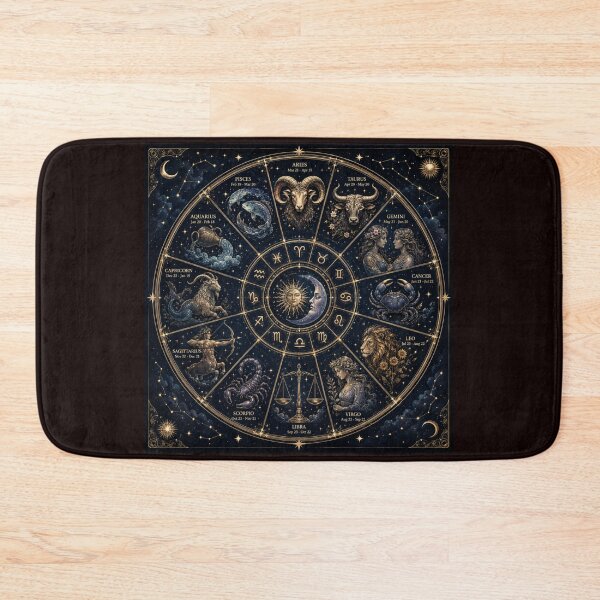 Item preview, Celestial Zodiac Wheel Astrology Horoscope Star Sign Cosmic Gift designed and sold by KTD28_SHOP.