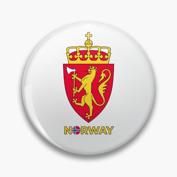 Item preview, Norwegian Royal Coat of Arms - Heraldry design - NORWAY - Norwegian flag designed and sold by lachataigne.