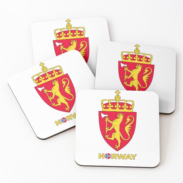 Item preview, Norwegian Royal Coat of Arms - Heraldry design - NORWAY - Norwegian flag designed and sold by lachataigne.