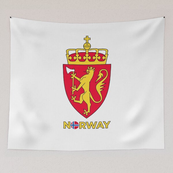 Item preview, Norwegian Royal Coat of Arms - Heraldry design - NORWAY - Norwegian flag designed and sold by lachataigne.