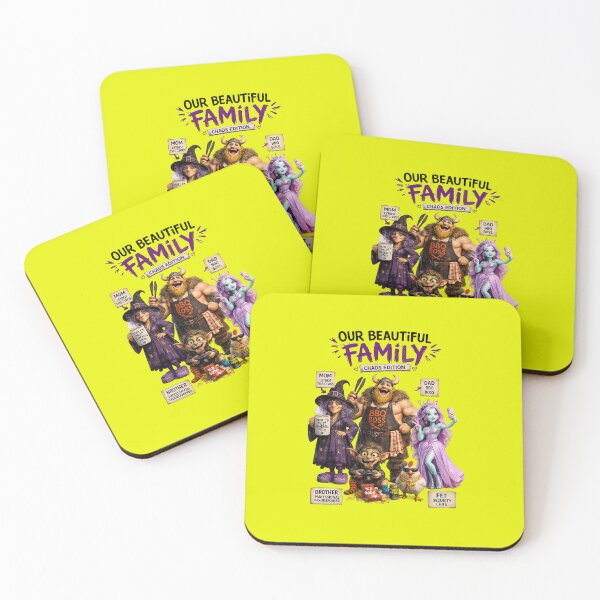 Item preview, Family Chaos Edition Funny Viking BBQ Dad Witch Mom designed and sold by MariaPCMaria.