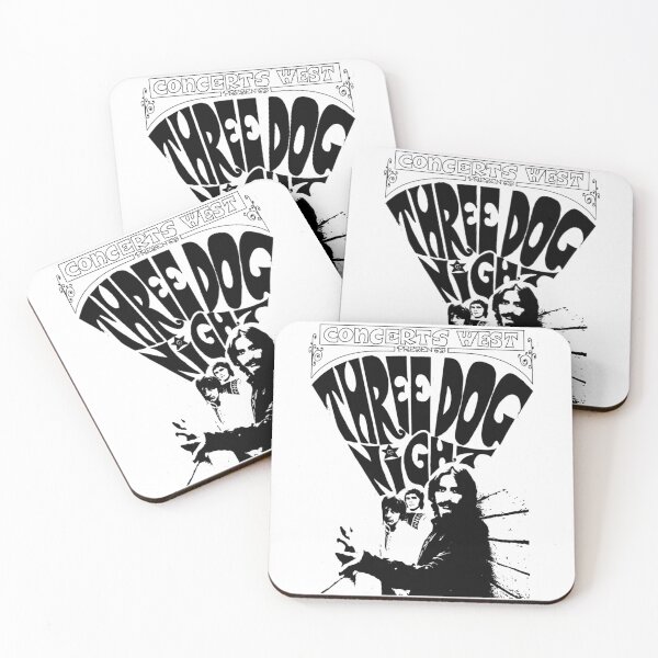 Item preview, Three Dog Night Inspired Classic Rock Vintage Poster Design designed and sold by MayDavi.