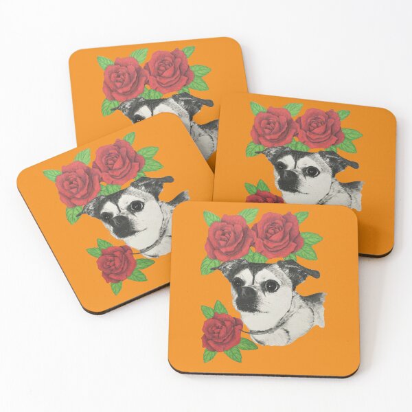 Item preview, chihuahua with roses orange  designed and sold by Fred  Terpe.