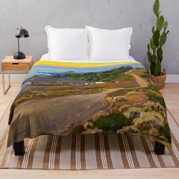 Item preview, California, Old Coast Road Pacific Coast Highway seascape landscape painting by William Wendt designed and sold by Jéanpaul Ferro.