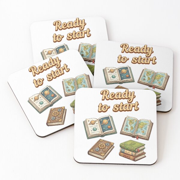 Item preview, Ready to Start – Cute Book & 7 Pencils Cottagecore Design designed and sold by Cartoon art with a purpose ❤️ Supporting Althea’s friends .