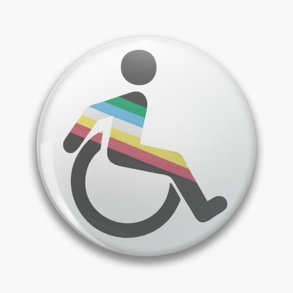 Item preview, Disability pride disability symbol designed and sold by Reuniting  Designs.