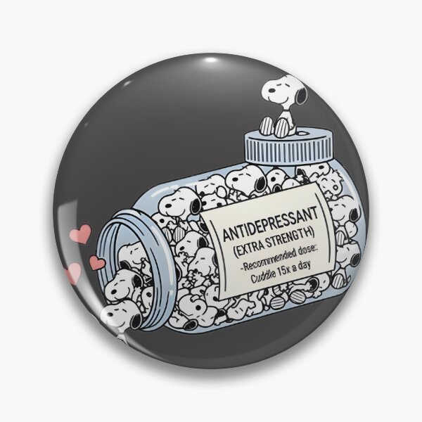 Item preview, Snoopy Antidepressant Pills M | ⭐⭐⭐⭐⭐ Best Seller designed and sold by pauli-e.