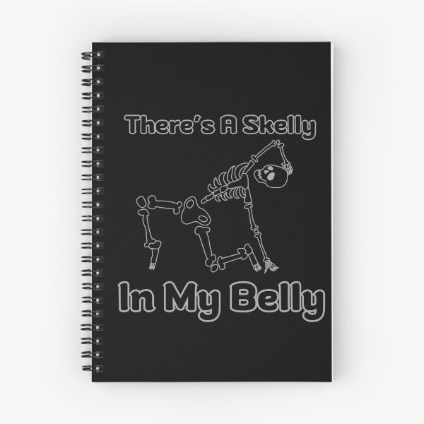 Item preview, there's a skelly in my belly Funny Skeleton Meme designed and sold by AMCreatix.