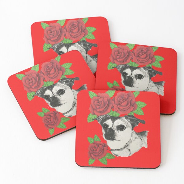 Item preview, chihuahua with roses red  designed and sold by Fred  Terpe.