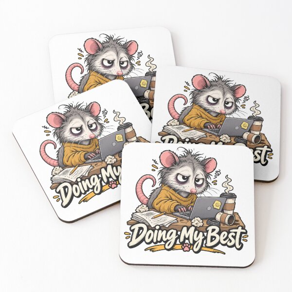 Item preview, Doing My Best Tired Possum designed and sold by Trendy-Artistry.